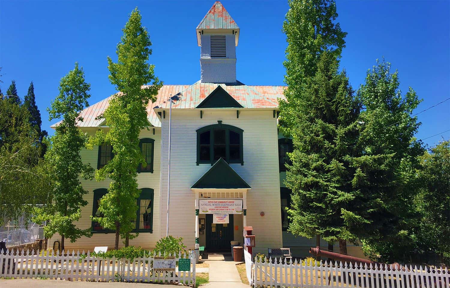 Dutch Flat community center front
